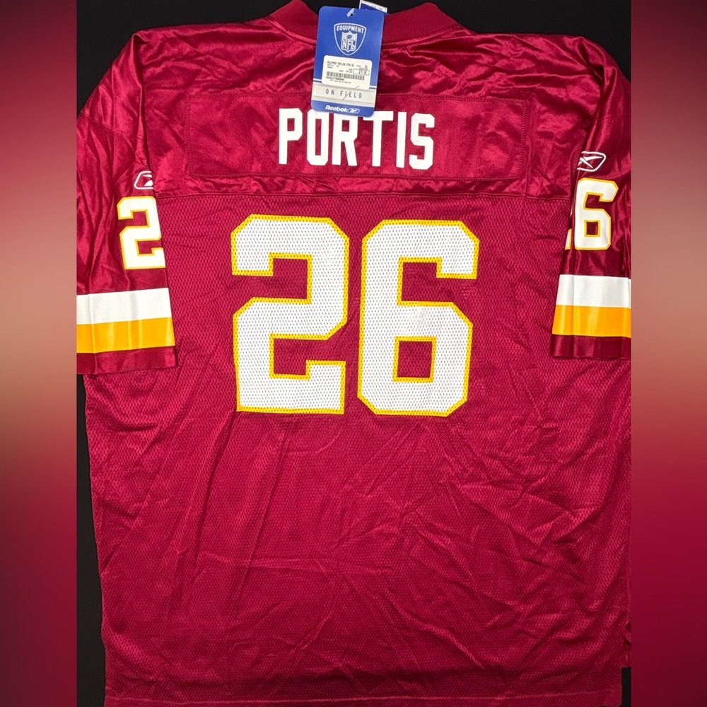 NWT Washington Redskins Clinton Portis Reebok Football Jersey Size: 3XL